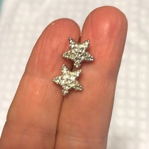Swarovski star earrings